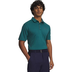 Under Armour Tech Ανδρική Αθλητική Μπλούζα Polo Πράσινη 1290140-338