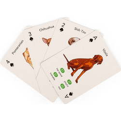 Kikkerland Paws Τράπουλα Λευκή GG274
