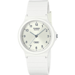 Casio Ανδρικό Ρολόι με Λευκό Καουτσούκ Λουράκι MQ-24B-7BEF