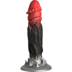Creature Cocks Count Cockula Ρεαλιστικό Dildo με Βεντούζα 23cm Μαύρο Κόκκινο