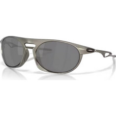 Oakley OO4065 05 Γυναικεία Γυαλιά Ηλίου Οβάλ Κοκάλινα Γκρι με Μαύρο Φακό