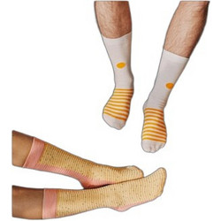 Eat My Socks Ramen Ανδρικές Κάλτσες Ψηλές με Σχέδια Πολύχρωμες 2Pack EMSNOCRAX2