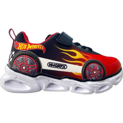 Cerda Hot Wheels Παιδικά Sneakers με Φωτάκια Κόκκινα Μαύρα 2300007210