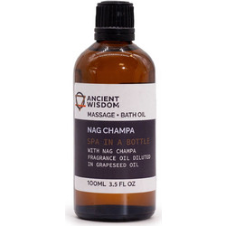 Ancient Wisdom Nag Champa Λάδι Μασάζ 100ml