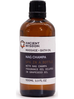Ancient Wisdom Nag Champa Λάδι Μασάζ 100ml