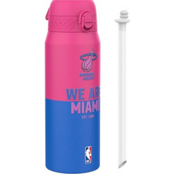 Ion8 NBA Miami Heat Παιδικό Παγούρι Θερμός Ανοξείδωτο Φούξια Μπλε 750ml