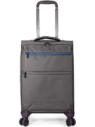 Benzi BZ5826 Βαλίτσα Καμπίνας 55x37x20cm με 4 Ρόδες Γκρι