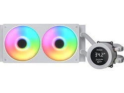 Cougar Poseidon Vistek 240 White Υδρόψυξη CPU 120mm ARGB για Socket AM2 / AM2+ / AM3 / AM3+ / FM1 / FM2 / 1366 / AM4 / FM2+ / 1200 / 1700 / AM5 / 1851 / 115x