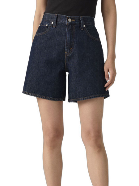 Levi's Γυναικείο Σορτς Τζιν Ψηλόμεσο Μαύρο A9311-0006