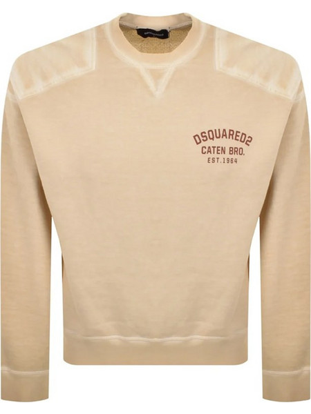 Dsquared2 Ανδρικό Φούτερ Μπεζ S71GU0740S25030-104
