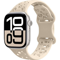 Hoco WA38 Λουράκι Σιλικόνης Beige (Apple Watch 38 / 40 / 41 / 42mm)