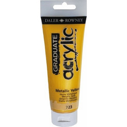 Daler-Rowney Graduate 723 Metallic Yellow Ακρυλικό Χρώμα Ζωγραφικής 120ml