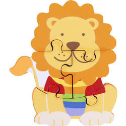 Παιδικό Puzzle Orange Tree Toys Lion 4 Κομμάτια