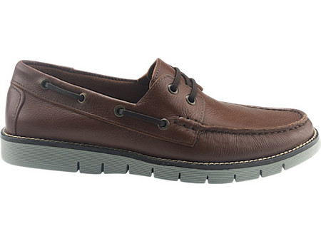ACE Ανδρικά Μοκασίνια Boat Shoes Δερμάτινα Καφέ 9904-64