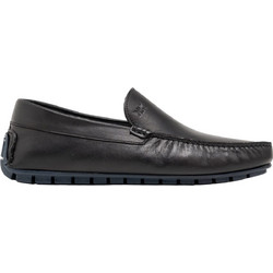 Kricket Ανδρικά Μοκασίνια Loafers Δερμάτινα Μαύρα 5011