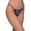 Milena By Paris Γυναικείο Sexy String με Δαντέλα Μαύρο 7718