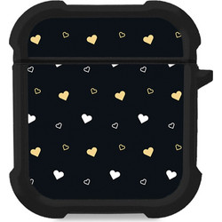 Sonique Heart Series Θήκη Σιλικόνης για Apple AirPods 1 / 2 Μαύρη 01