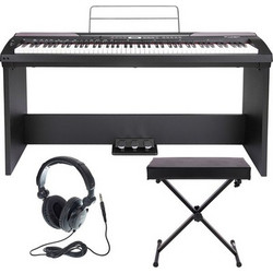 Thomann DP-26 Bundle II Ηλεκτρικό Πιάνο Stage με 88 Βαρυκεντρισμένα Πλήκτρα Black