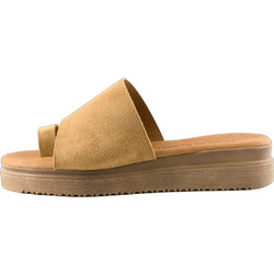 Blondie Γυναικεία Σανδάλια Suede Κίτρινα GK216