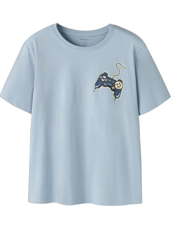 Name It Gamer Παιδικό T-Shirt Κοντομάνικο Γαλάζιο 13259697
