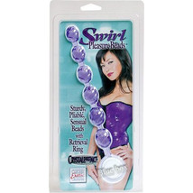 CalExotics Swirl Pleasure Beads Πρωκτικές Μπίλιες 21cm Μωβ