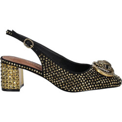 Kurt Geiger Γόβες Slingback με Χοντρό Χαμηλό Τακούνι & Στρας Μαύρες 3415009609-09