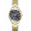 Guess Birdie Γυναικείο Ρολόι με Ασημί Χρυσό Μεταλλικό Μπρασελέ GW1031L3