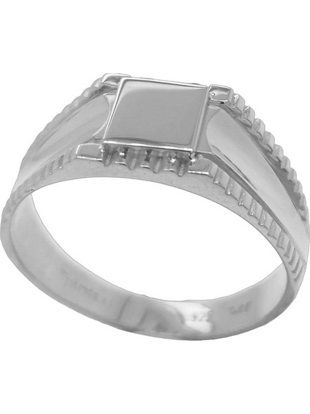 Triantos Ανδρικό Δαχτυλίδι Σεβαλιέ από Ασήμι 925 DK022602X