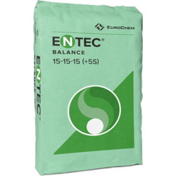 Eurochem Entec Balance Κοκκώδες Λίπασμα Θείου Βραδείας Αποδέσμευσης 15-15-15 25kg