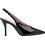 Tamaris Γόβες Slingback Λουστρίνι με Τακούνι Στιλέτο Μαύρες 1-29622-46-001