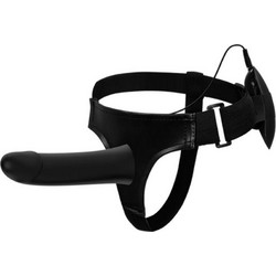 Pretty Love Vito Harness Strap On με Dildo 17.3cm & Δόνηση Μαύρο