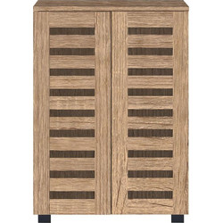 Fylliana Παπουτσοθήκη Μοριοσανίδας Vento Oak M60xΠ33xΥ87cm 271-226-079