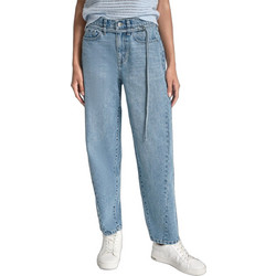 DKNY Γυναικείο Τζιν Παντελόνι Barrel Εφαρμογή Μπλε DJ5B4149-Y2I