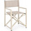 Kare Design Taylor Πολυθρόνα Κήπου Σκηνοθέτη Μεταλλική Λευκή Μπεζ