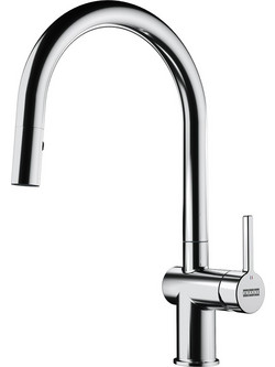 Franke Active J 3156858040 Μπαταρία Κουζίνας Πάγκου Διπλής Παροχής Ανάμεικτη με Ντουζ Inox