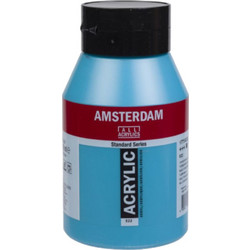 Royal Talens Amsterdam 522 Turquoise Blue Ακρυλικό Χρώμα Ζωγραφικής 1lt
