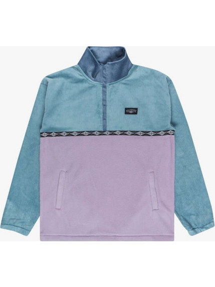 Billabong Ανδρικό Φούτερ με Τσέπες Γαλάζιο Λιλά EBYFT00143