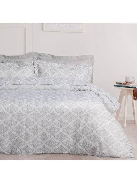 Das Home Σετ Σεντόνια Υπέρδιπλα Βαμβακερά 240x260 Daily 3182 Ecru Grey