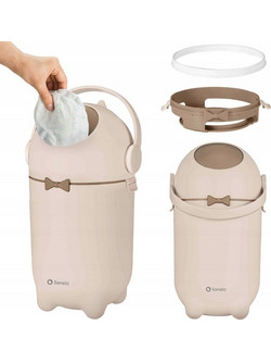 Lionelo Purebin Κάδος Απόρριψης Πάνας Beige