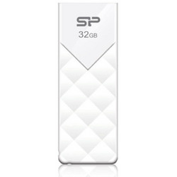 Silicon Power U03 32GB USB Stick 2.0 με USB-A Λευκό
