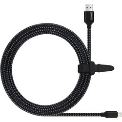 QIHANG C21 Braided USB-A to Lightning Cable 3m Black
