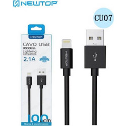 Newtop CU07 USB-A to Lightning Cable 1m Black