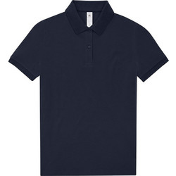 B&C Collection Γυναικεία Μπλούζα Polo Κοντομάνικη Navy Pure PW463