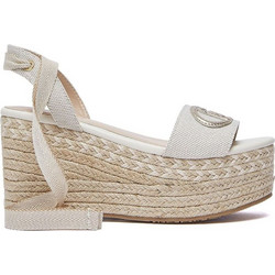 Liu Jo Bali 02 Καλοκαιρινές Γυναικείες Πλατφόρμες Ψηλές Λευκές SA6085TX36-00005