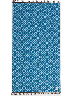 Nef-Nef Sparkle Fringes Πετσέτα Θαλάσσης Μπλε 90x170cm 040071