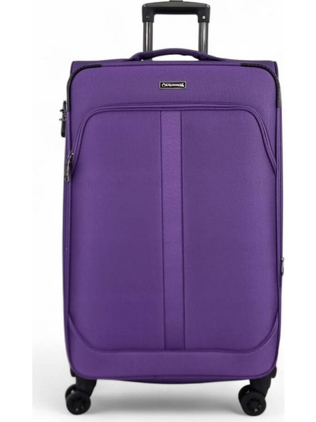 Diplomat Lisbon ZC208 Βαλίτσα Μεγάλη 78x46x34cm με 4 Ρόδες Μωβ