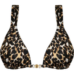 Rock Club Juju Bikini Top Τριγωνάκι Animal Print Καφέ BP-2488-621