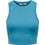 Only Γυναικείο Καλοκαιρινό Crop Top Ριπ Μπλε 15282771