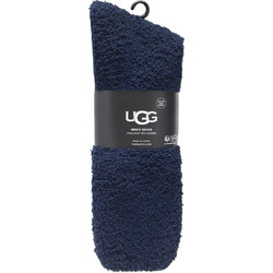 UGG Fleece Ανδρικές Κάλτσες Ψηλές Navy Μπλε 1103915