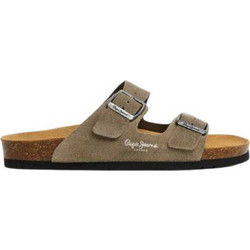 Pepe Jeans Γυναικεία Σανδάλια Suede Μπεζ PLS80009-951